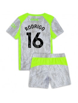 Manchester City Rodri Hernandez #16 Replika Tredje Kläder Barn 2025-26 Kortärmad (+ byxor)